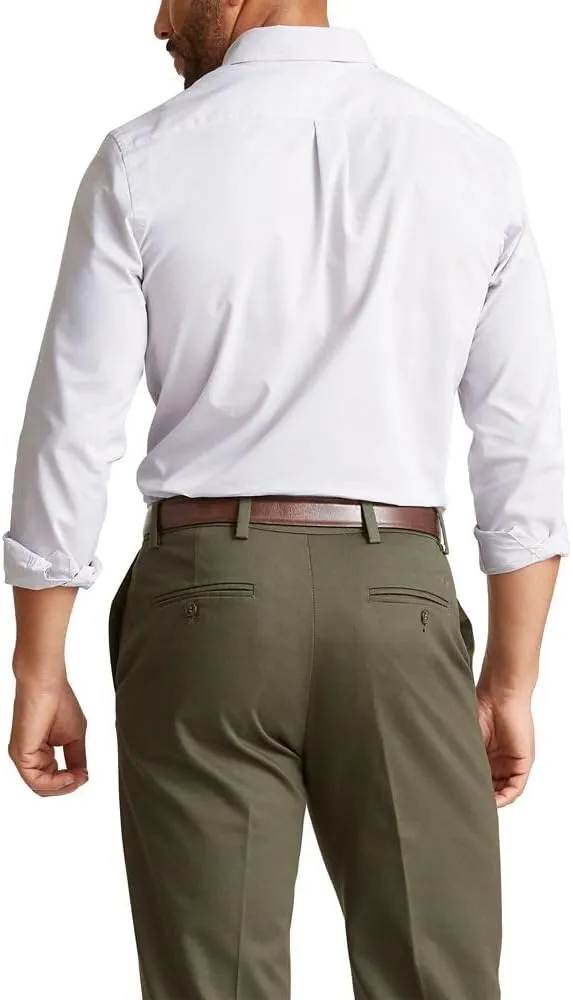 Dockers Men's Classic Fit Long Sleeve Signature Comfort Flex Shirt (Standard and Big & Tall)