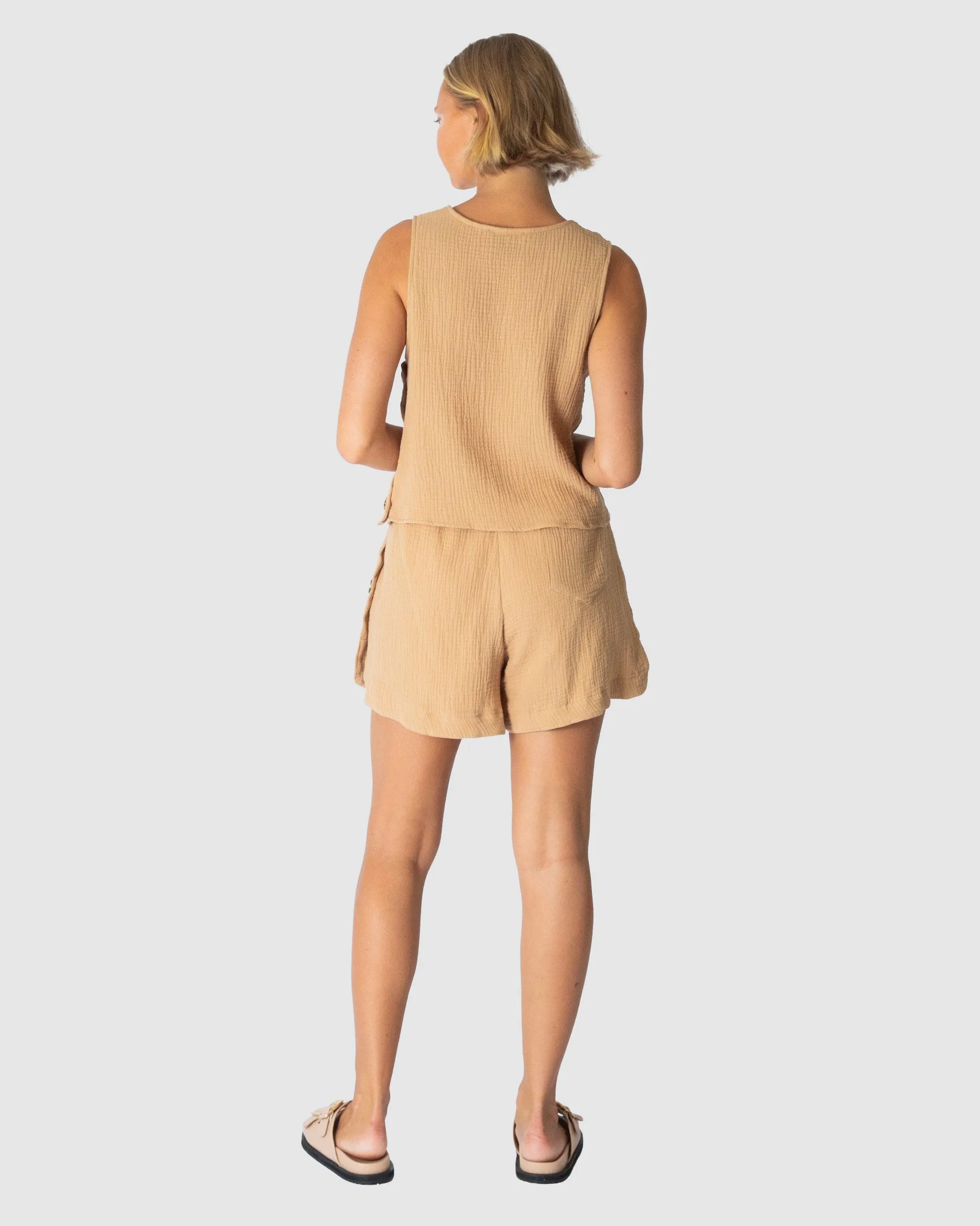 Paperheart Short & Top Set - Latte