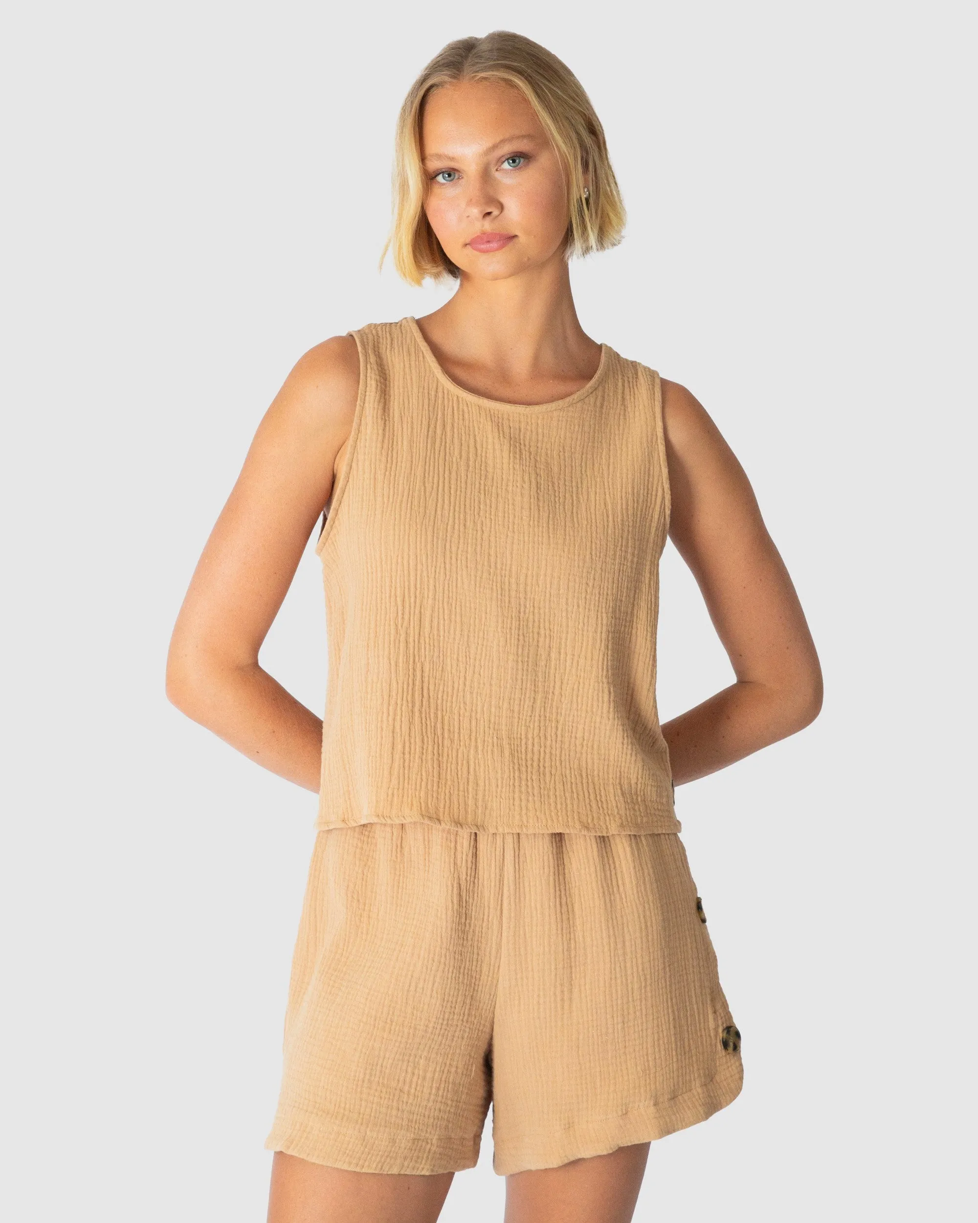 Paperheart Short & Top Set - Latte