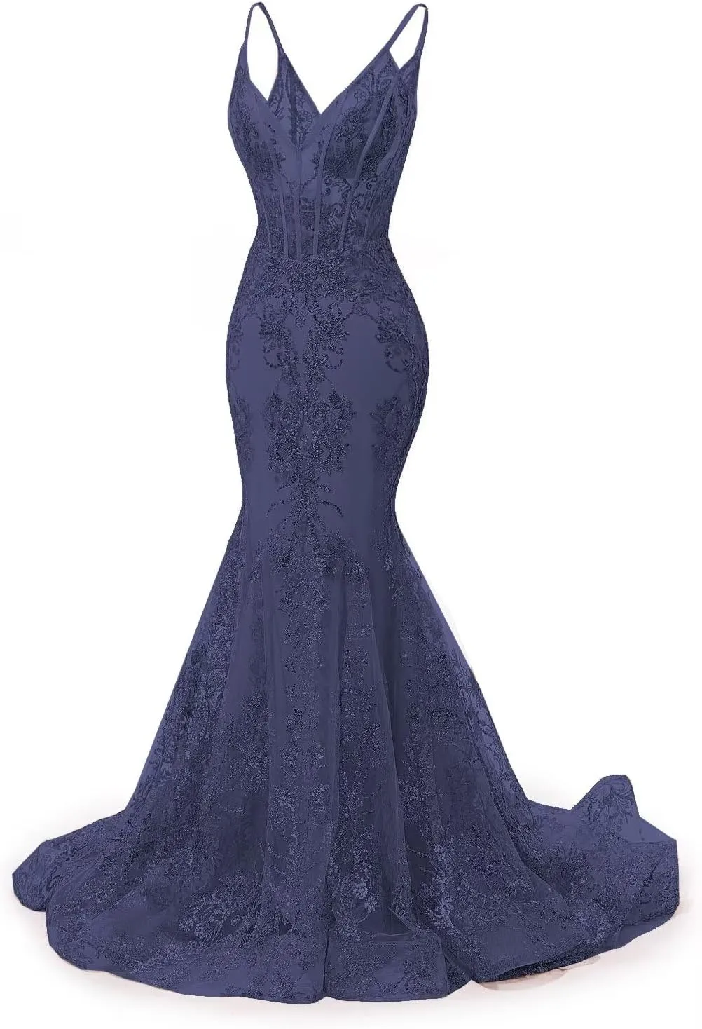 Sparkly Sequin Mermaid Prom Dresses with Train 2025 Spaghetti Straps Corset Formal Dresses Bodycon Ball Gowns XOD0425