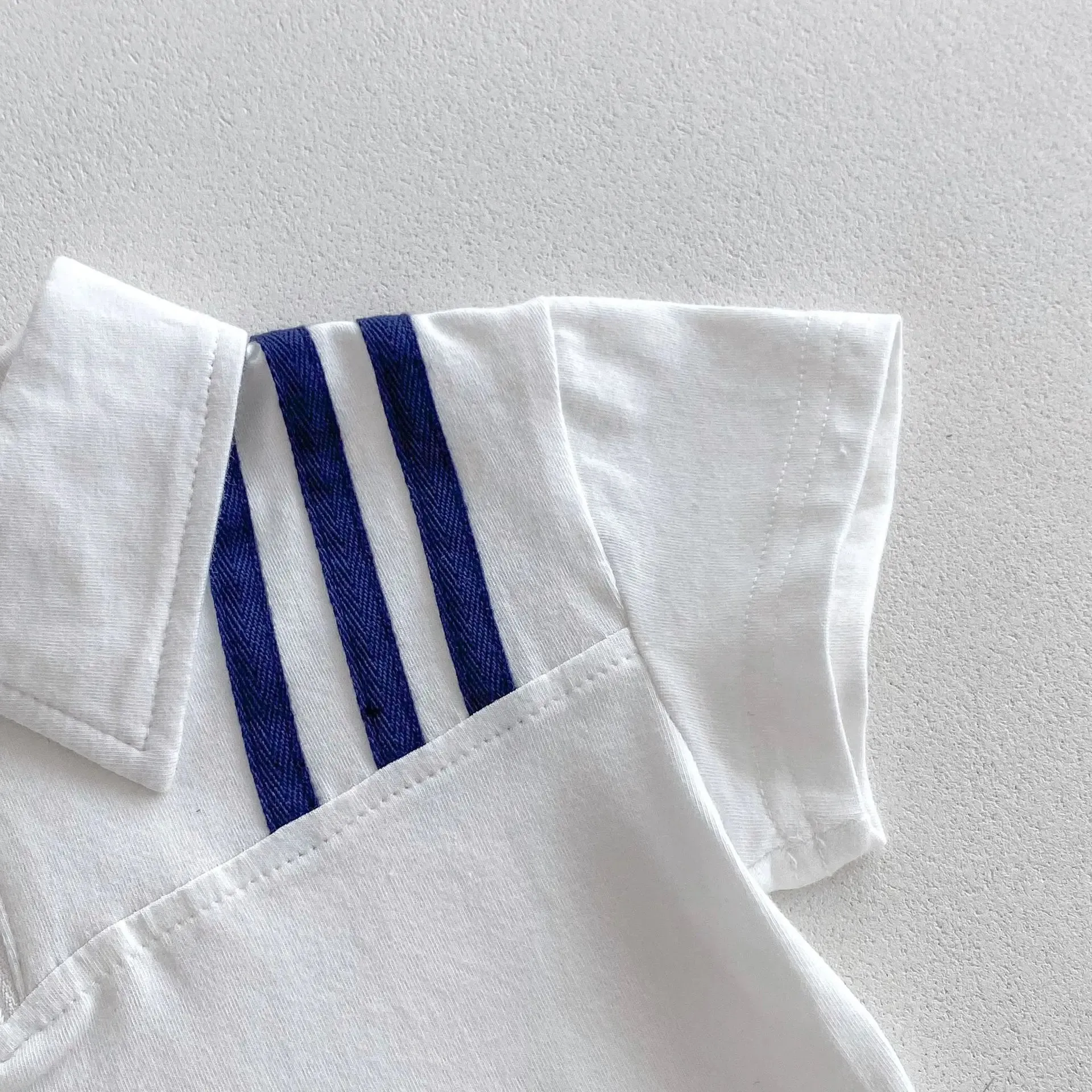 Three Stripes Tee & Shorts Set